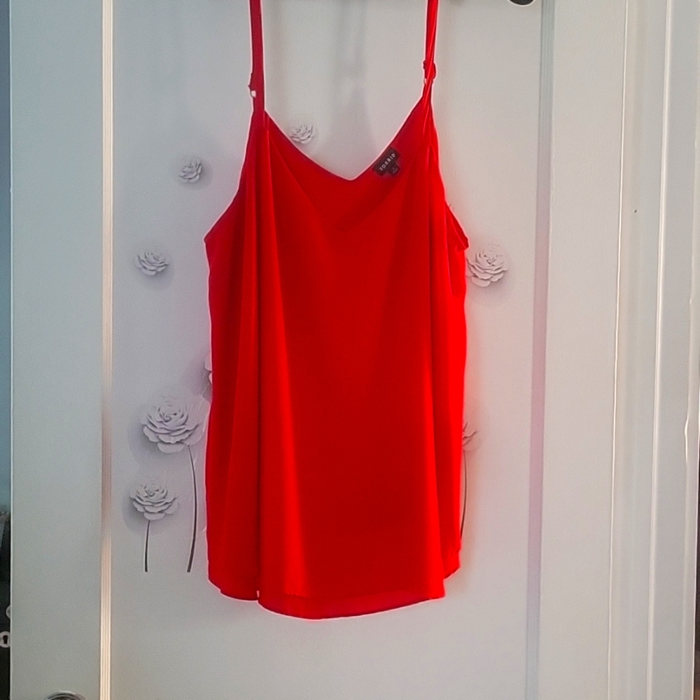 Red tank top